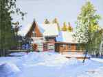 Winter Escape. 18” x 24” Acrylic on canvas Winter Escape. 18” x 24” Acrylic on canvas