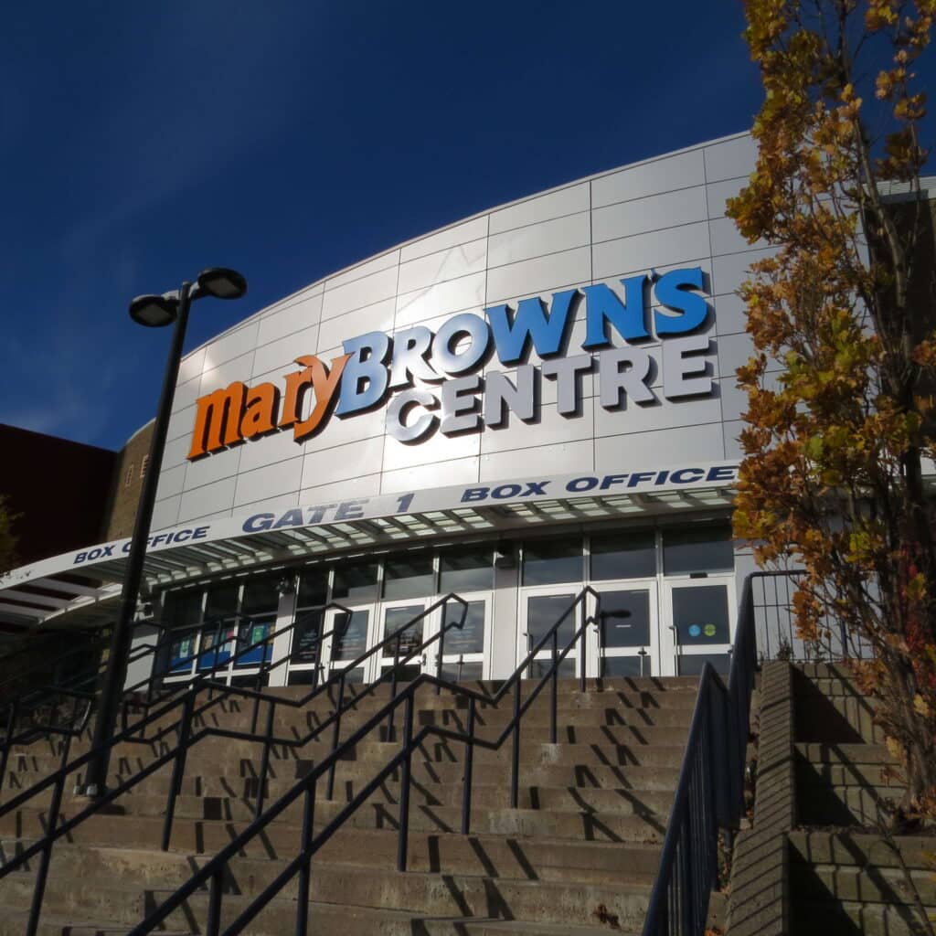 Main Entrance to the Mary Brown's Centre