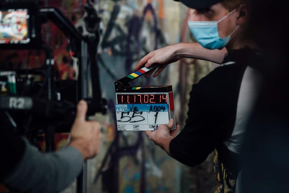 Hudson & Rex Season 3 slate shot.